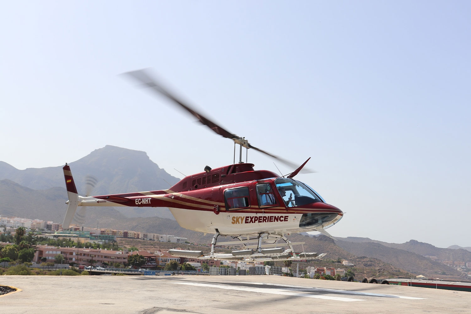 Lot helikopterem na Teneryfie