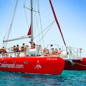 Rejs katamaranem 5h na Isla de Lobos z transferem z południa